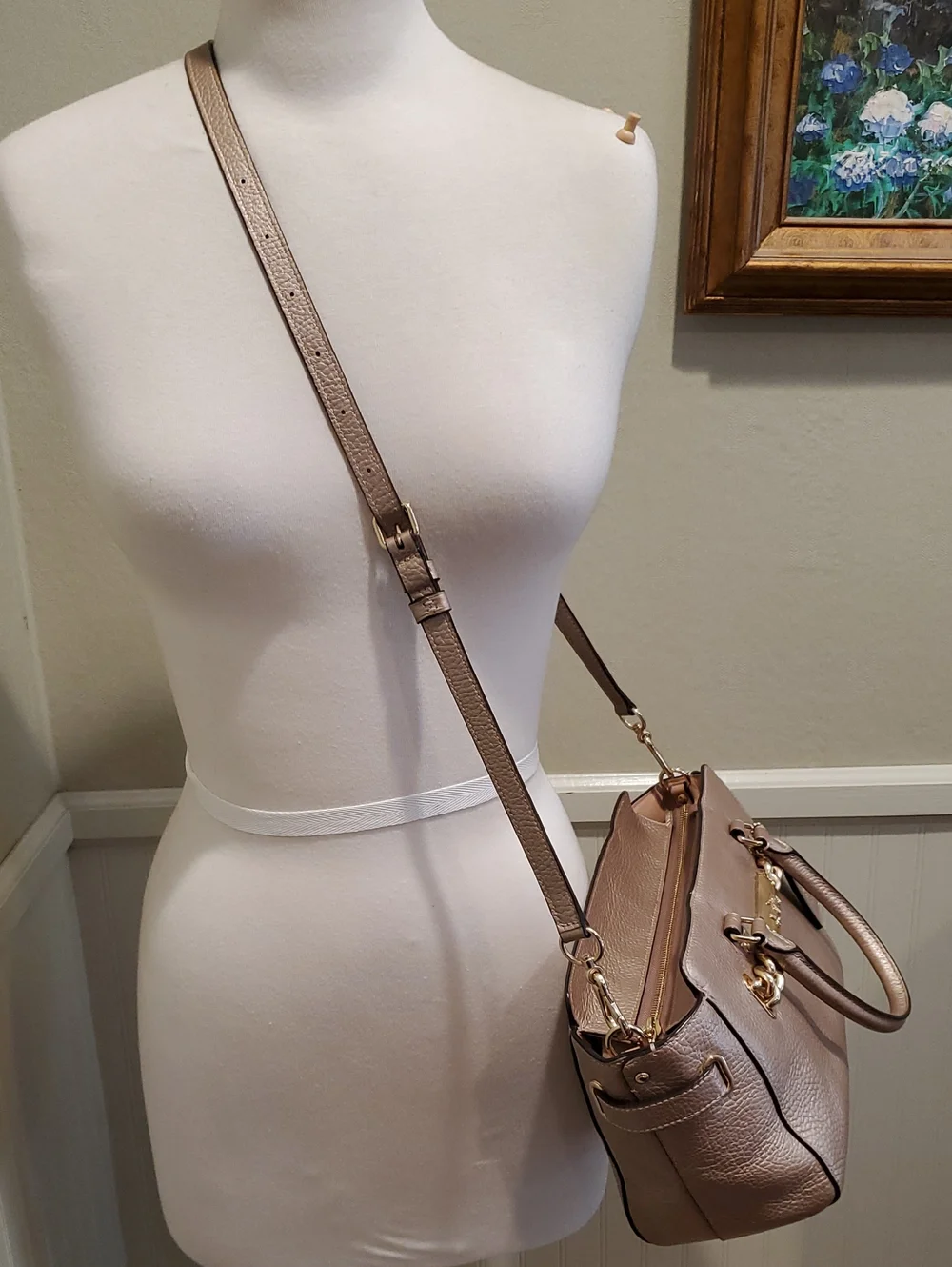 Like NEW Coach Blake Carryall 25 Bag Rose Gold